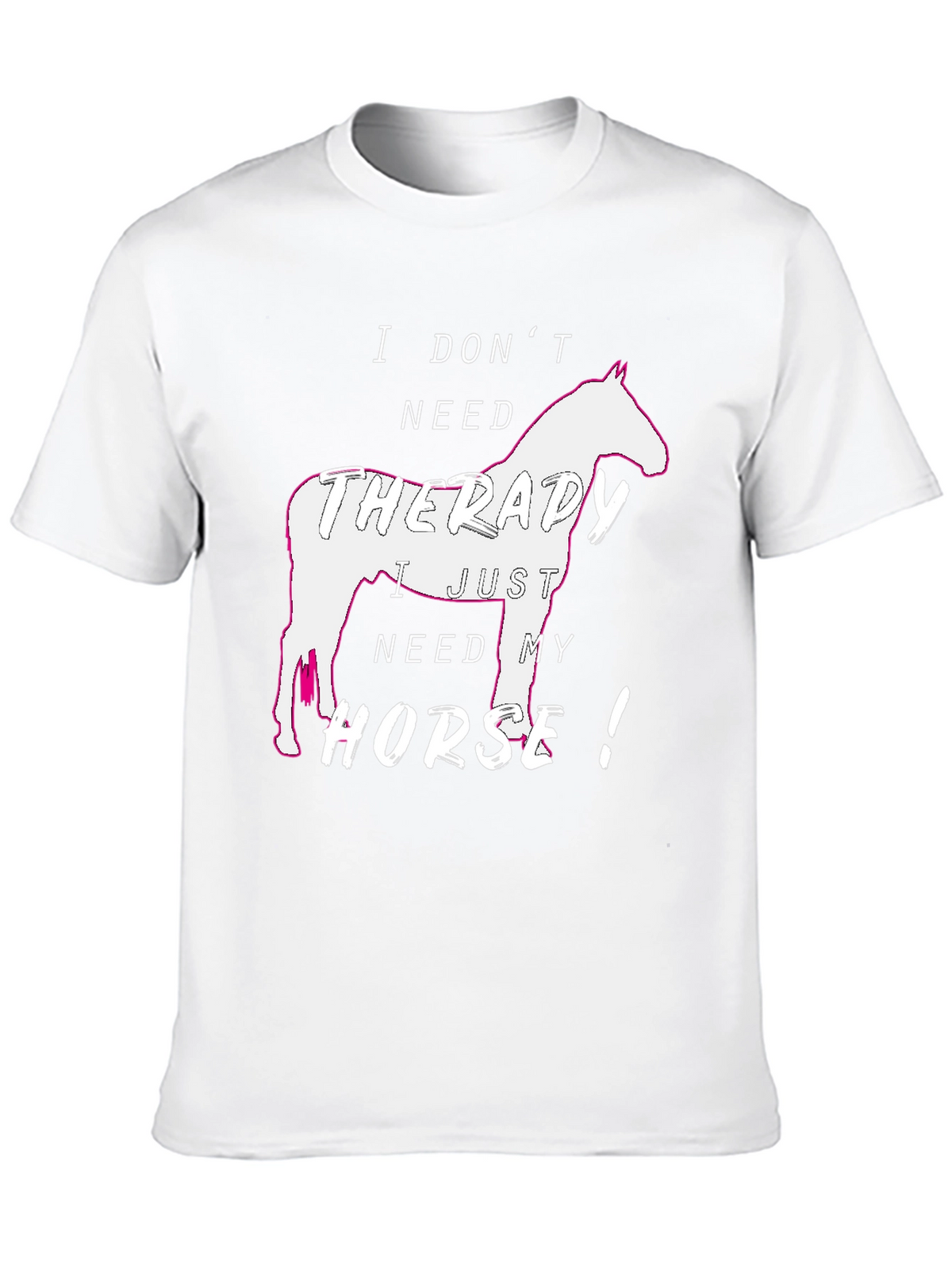 Horse Therapy T-Shirt - Animal Lover Tee