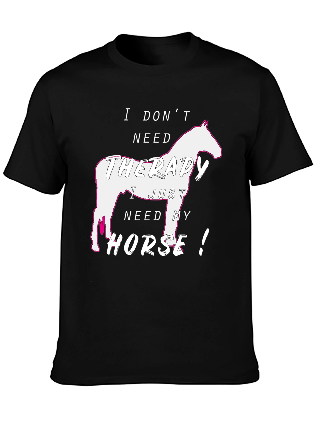Horse Therapy T-Shirt - Animal Lover Tee
