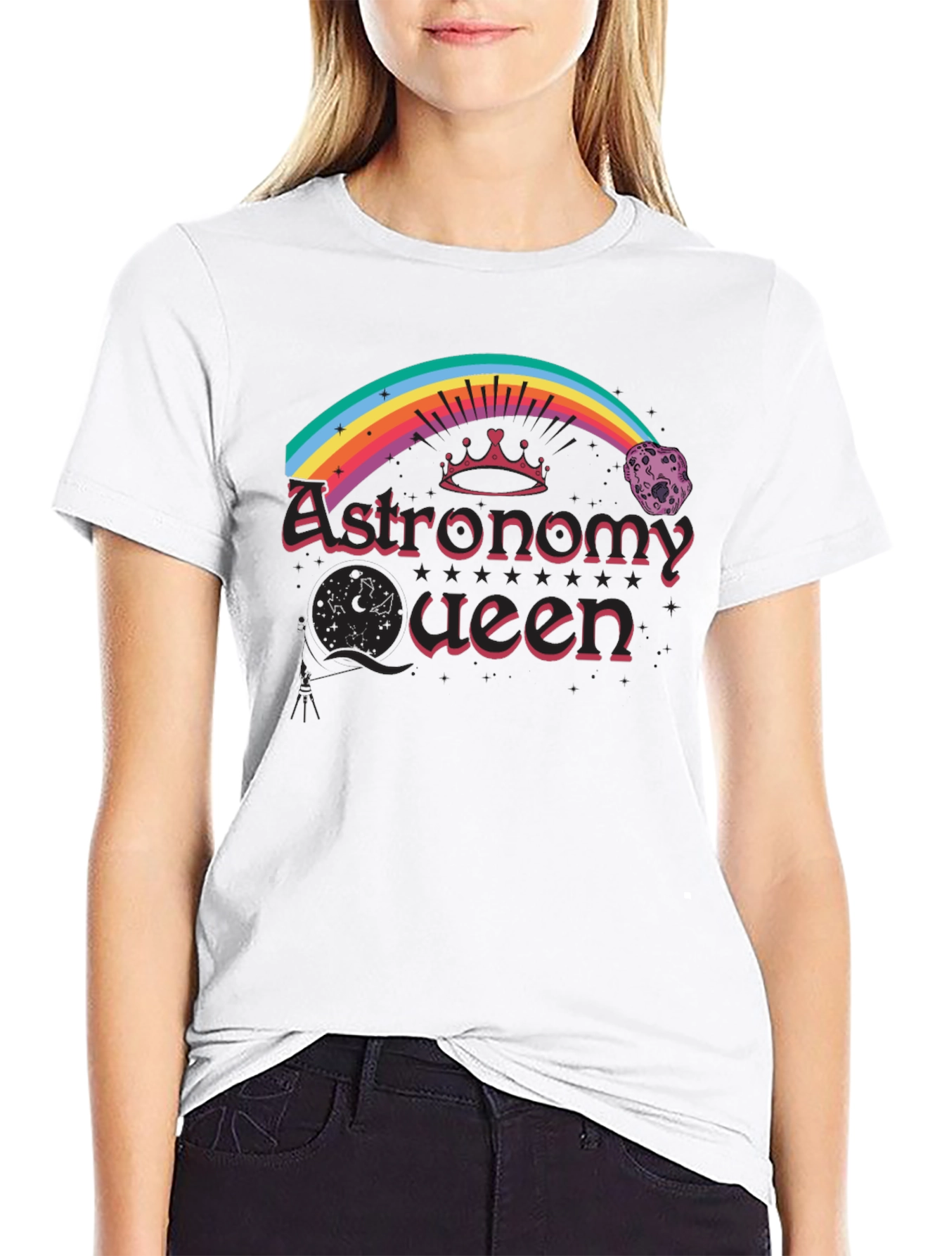Astronomy Queen Graphic T-Shirt
