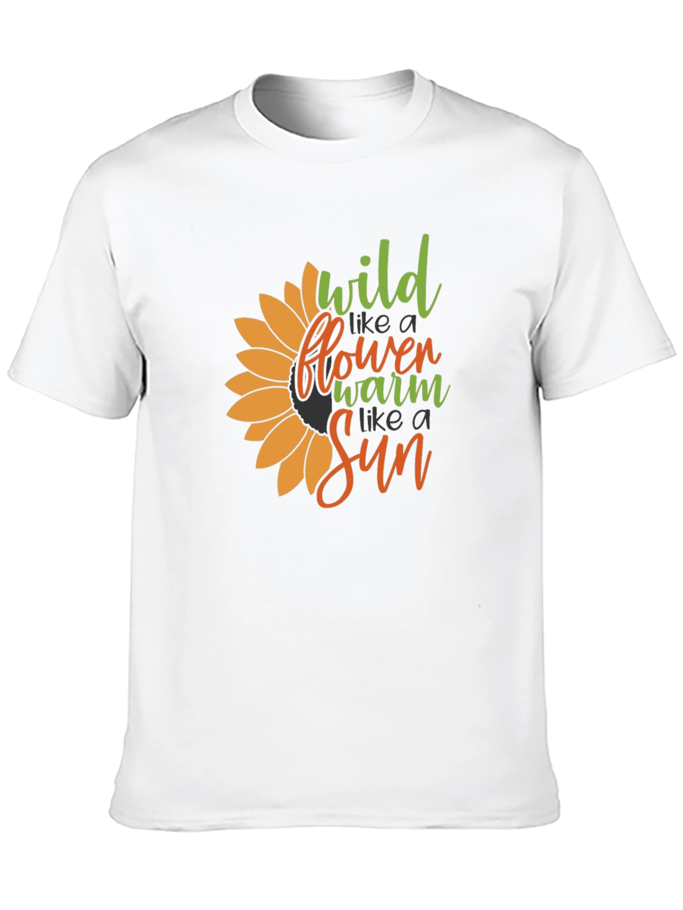 Wildflower Sun Graphic Tee - Black