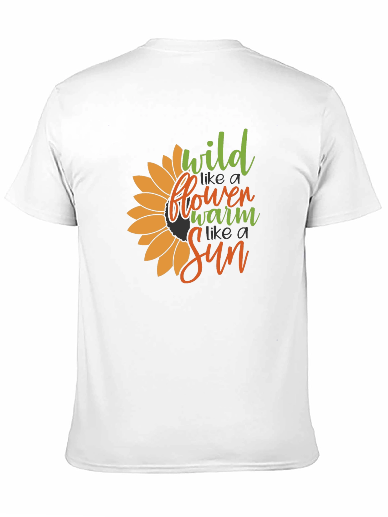 Wildflower Sun Graphic Tee - Black