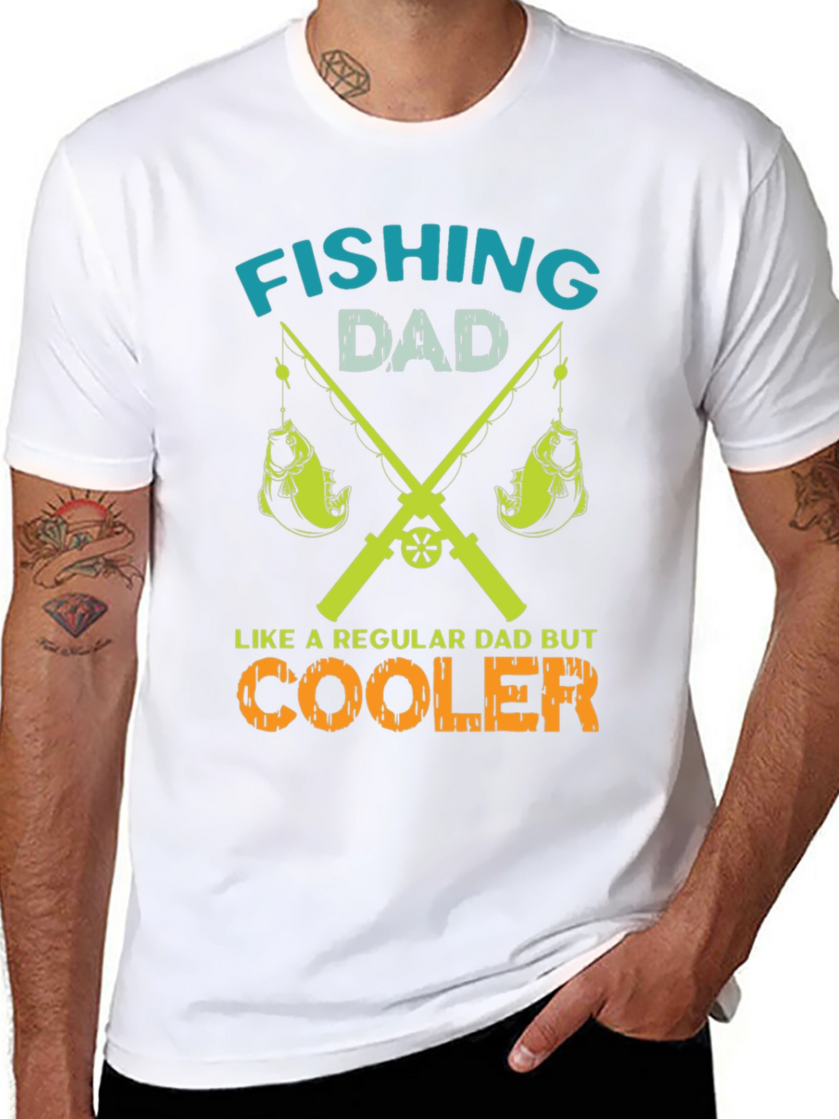 Fishing Dad T-Shirt - Cool Fathers Day Gift