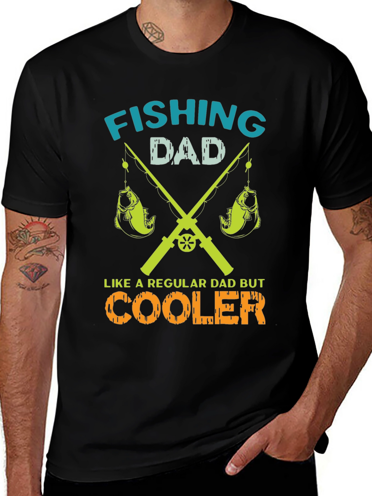 Fishing Dad T-Shirt - Cool Fathers Day Gift