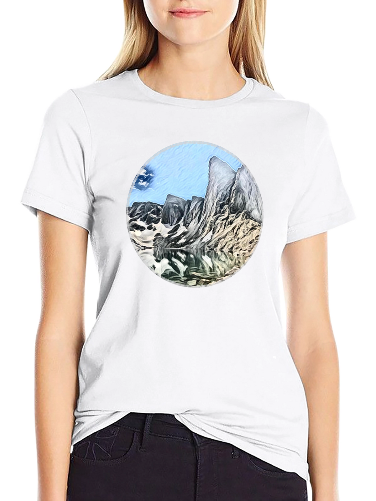 Mountain Lake Graphic T-Shirt
