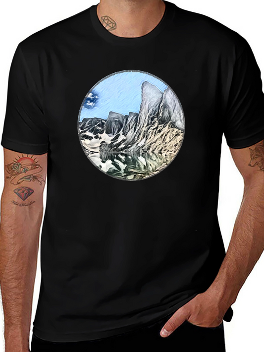 Mountain Lake Graphic T-Shirt