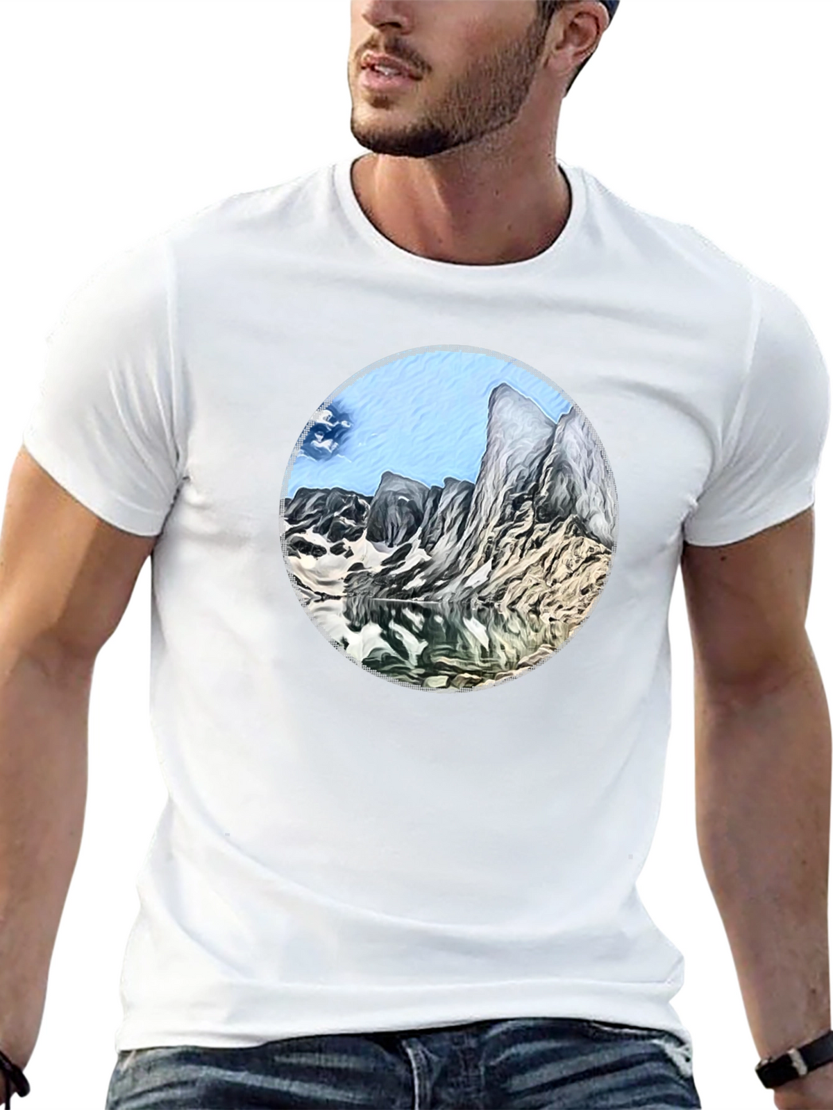 Mountain Lake Graphic T-Shirt