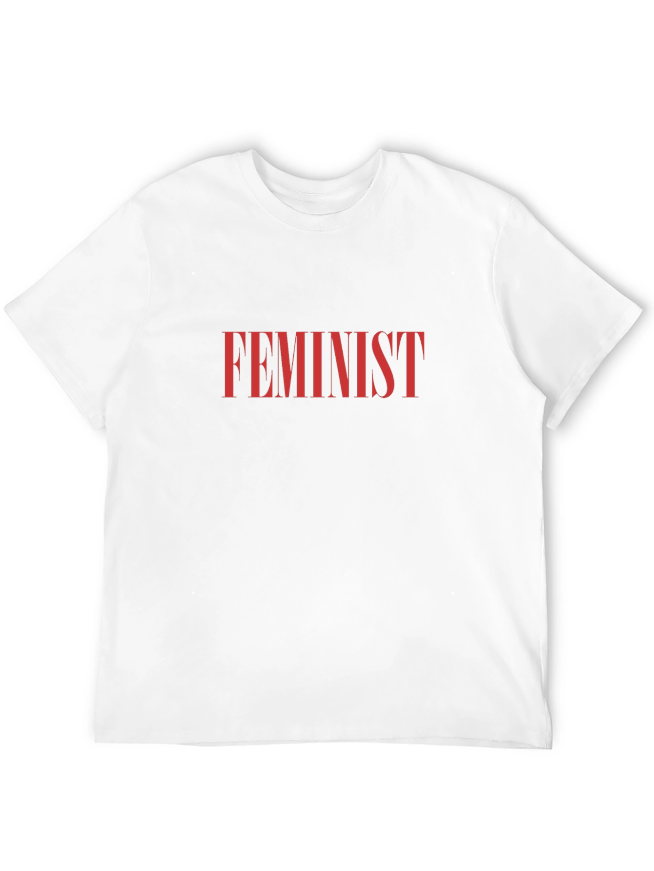Feminist Statement T-Shirt - Black Cotton Tee
