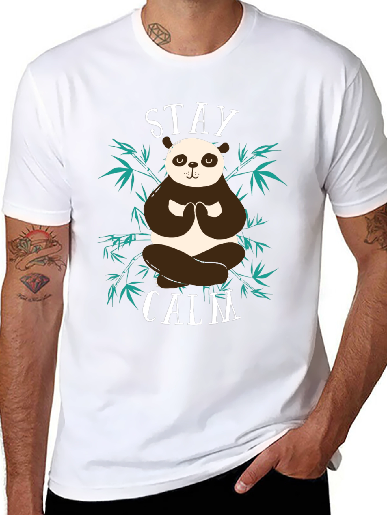 Stay Calm Panda T-Shirt
