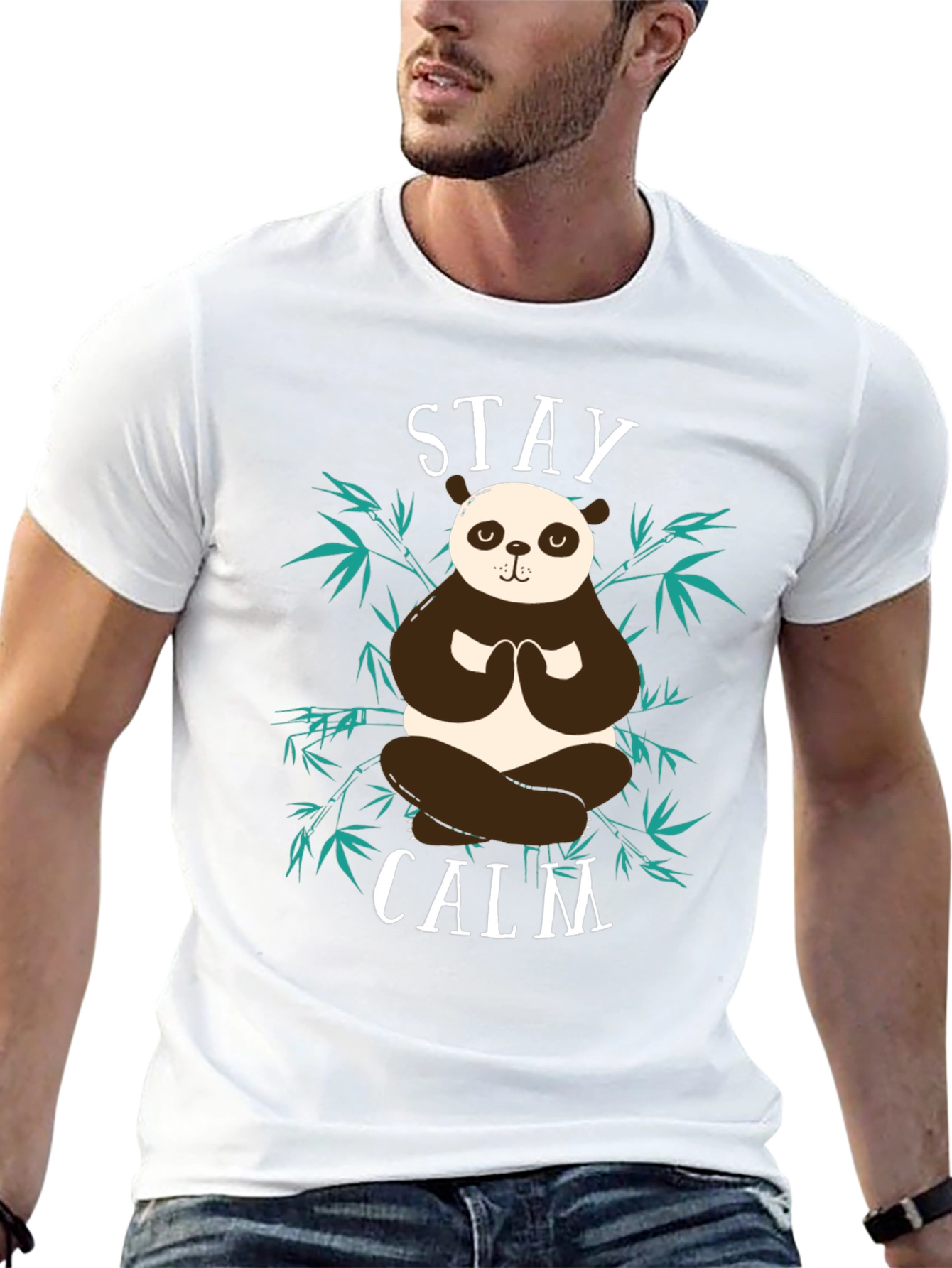 Stay Calm Panda T-Shirt