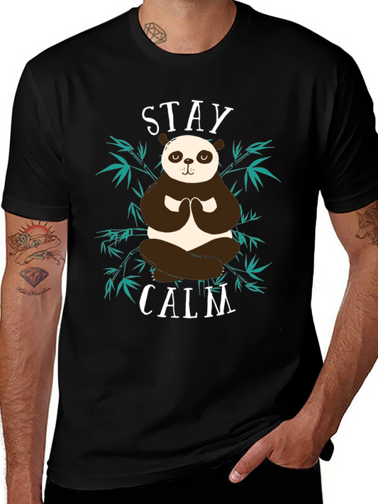 Stay Calm Panda T-Shirt