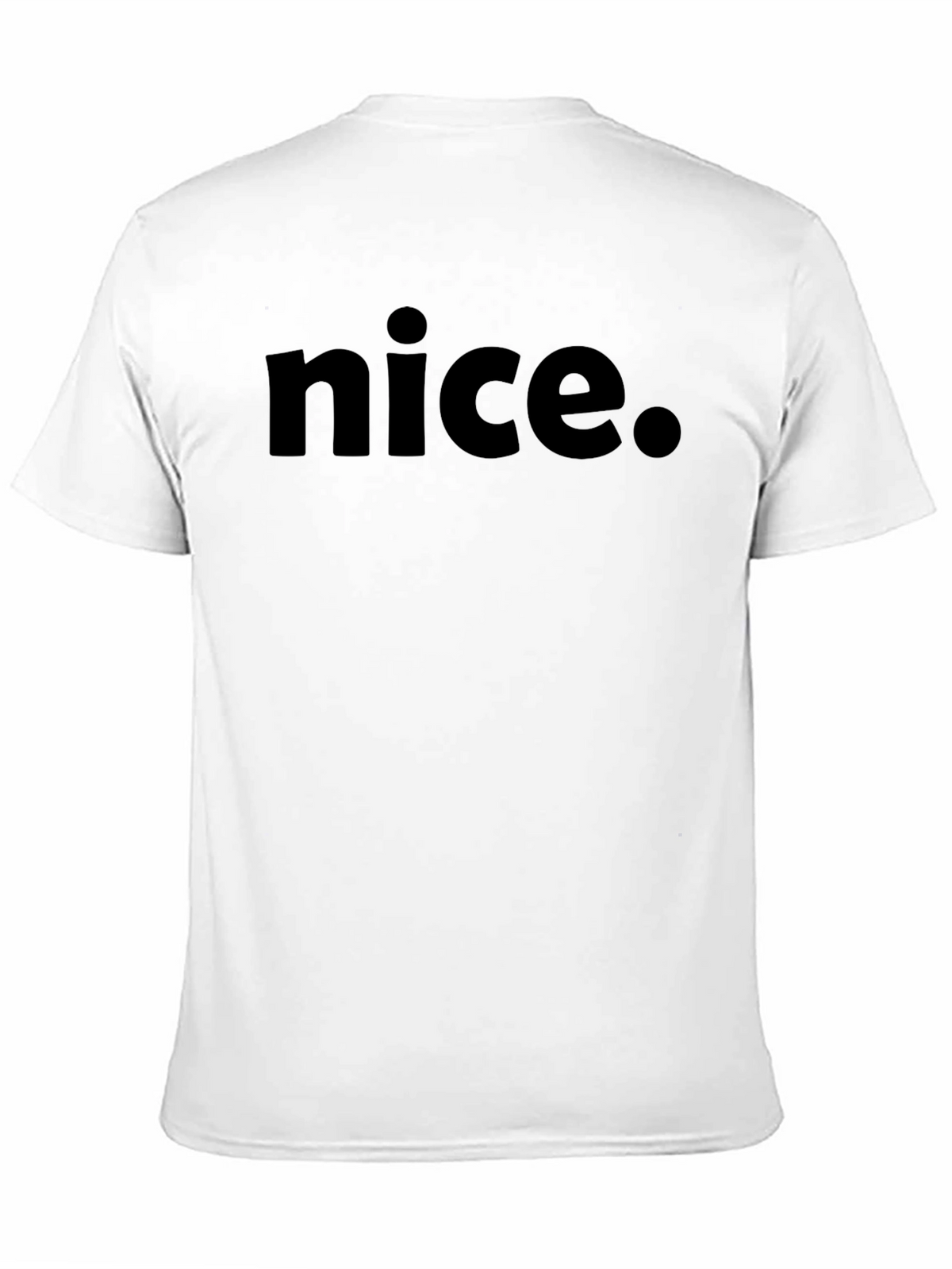 Nice Graphic Tee - Classic Black T-Shirt