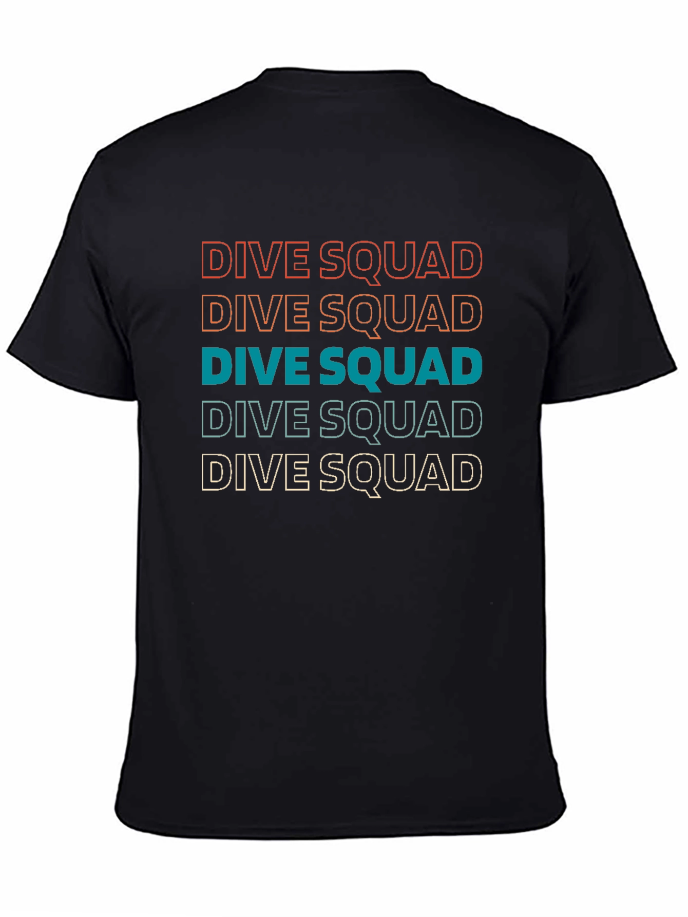 Dive Squad T-Shirt Retro Scuba Diving Tee
