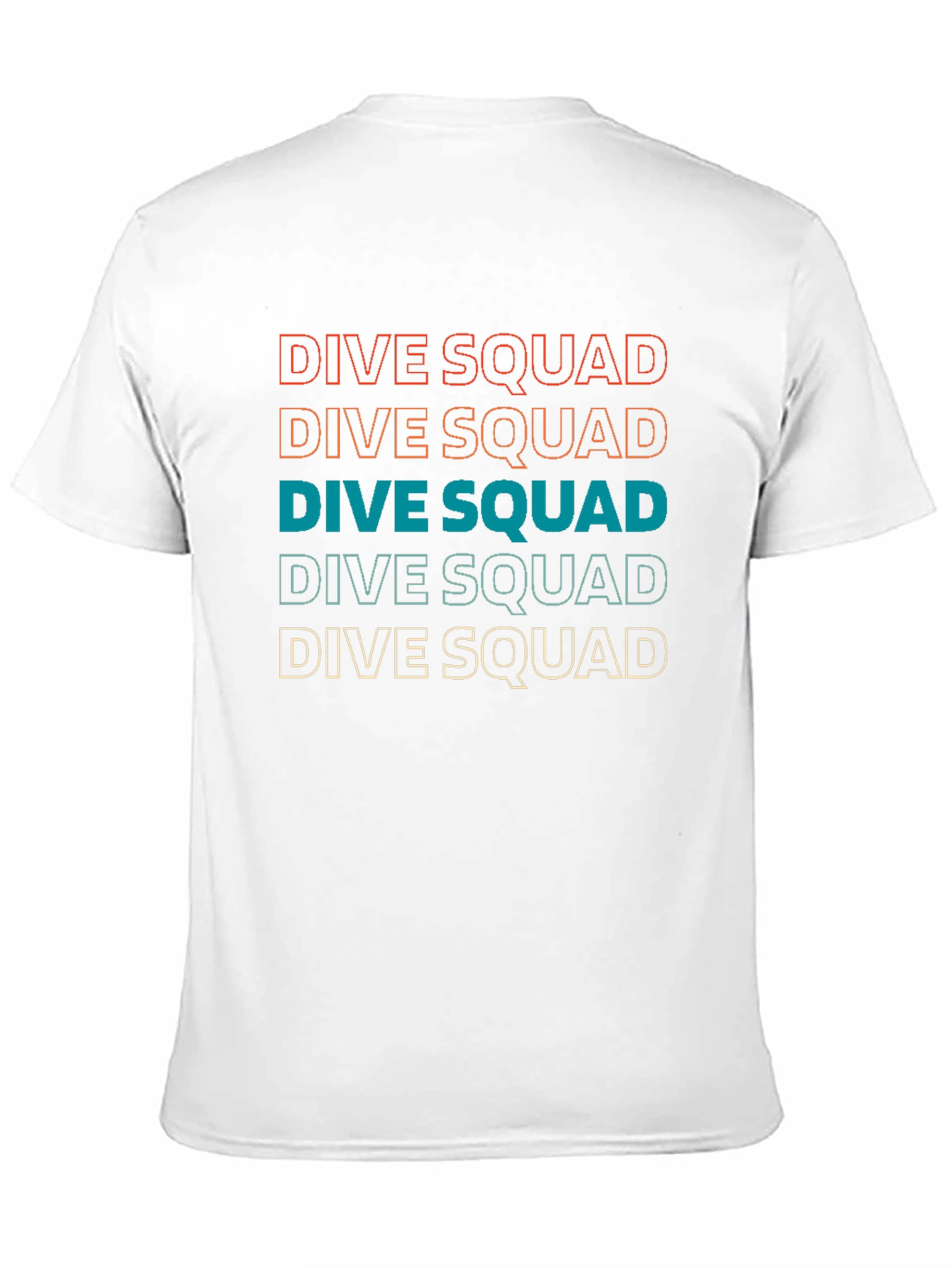 Dive Squad T-Shirt Retro Scuba Diving Tee