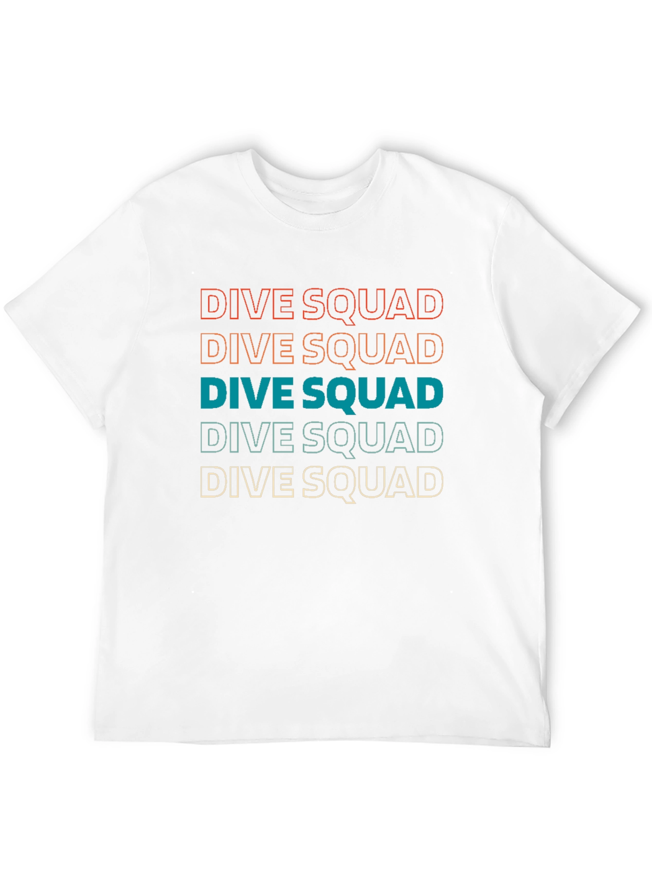 Dive Squad T-Shirt Retro Scuba Diving Tee