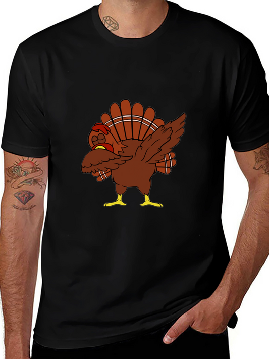Dabbing Turkey T-Shirt - Thanksgiving Day Tee