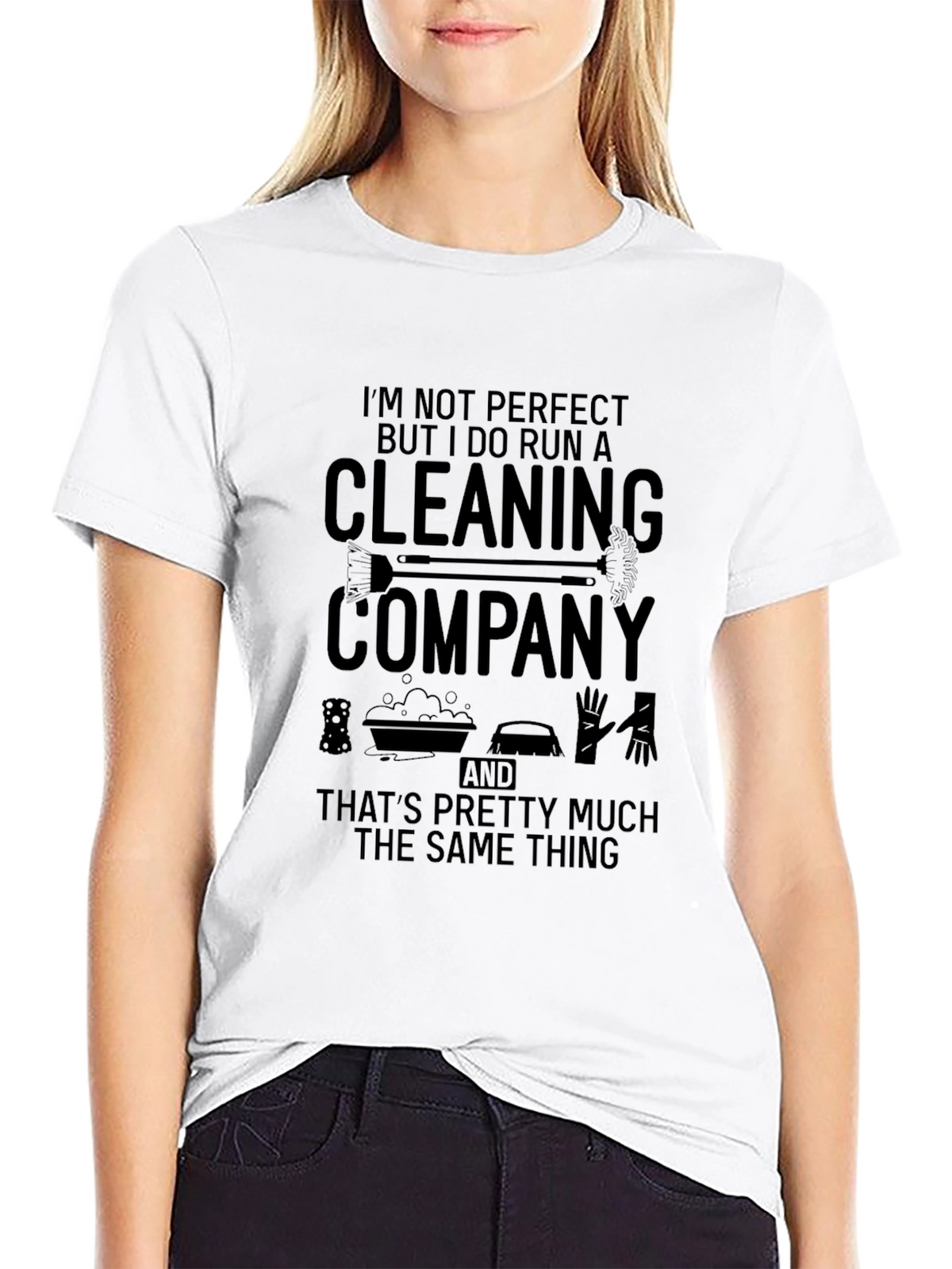 Cleaning Company T-Shirt Funny Job Tee