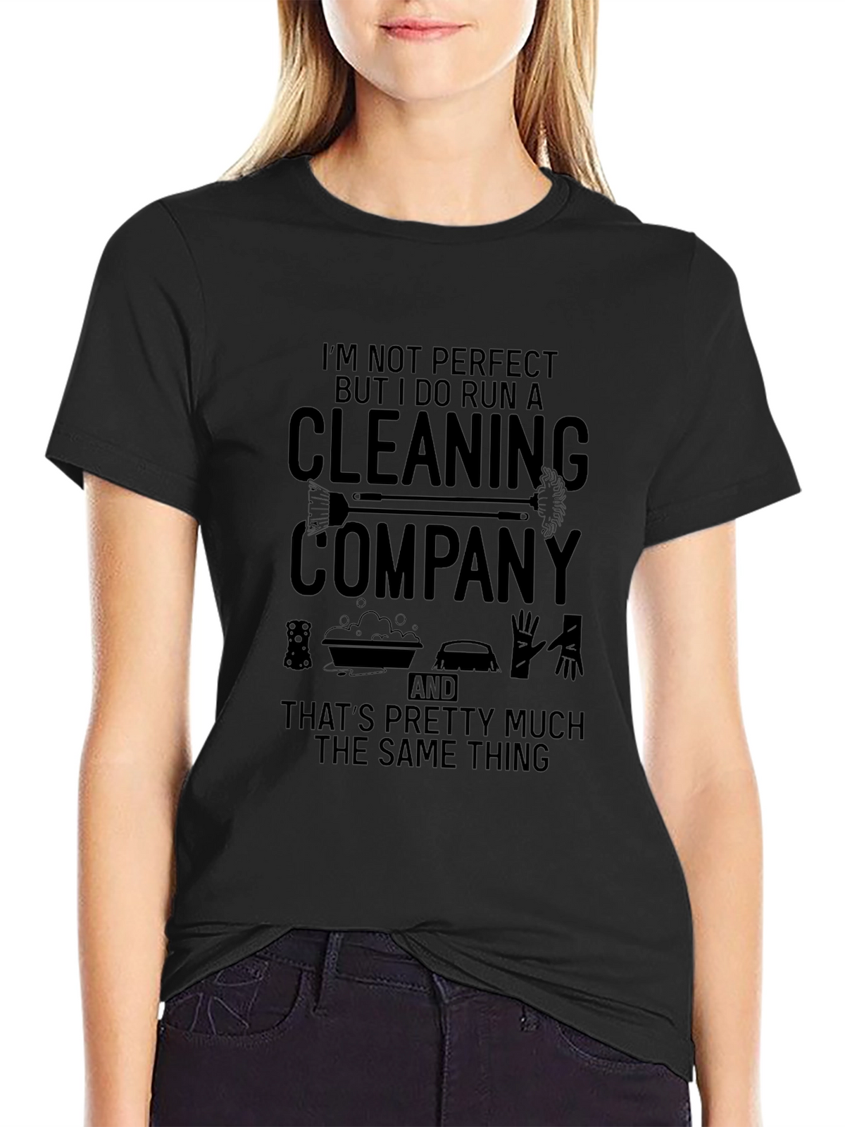 Cleaning Company T-Shirt Funny Job Tee
