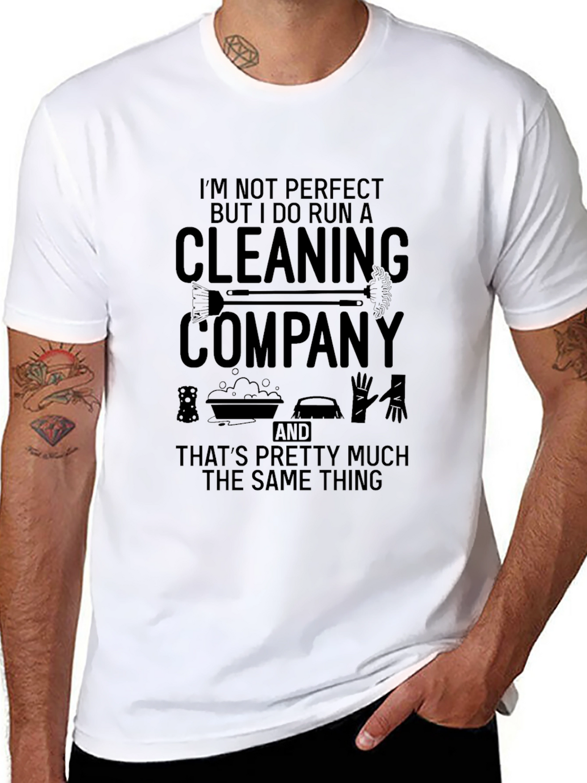 Cleaning Company T-Shirt Funny Job Tee