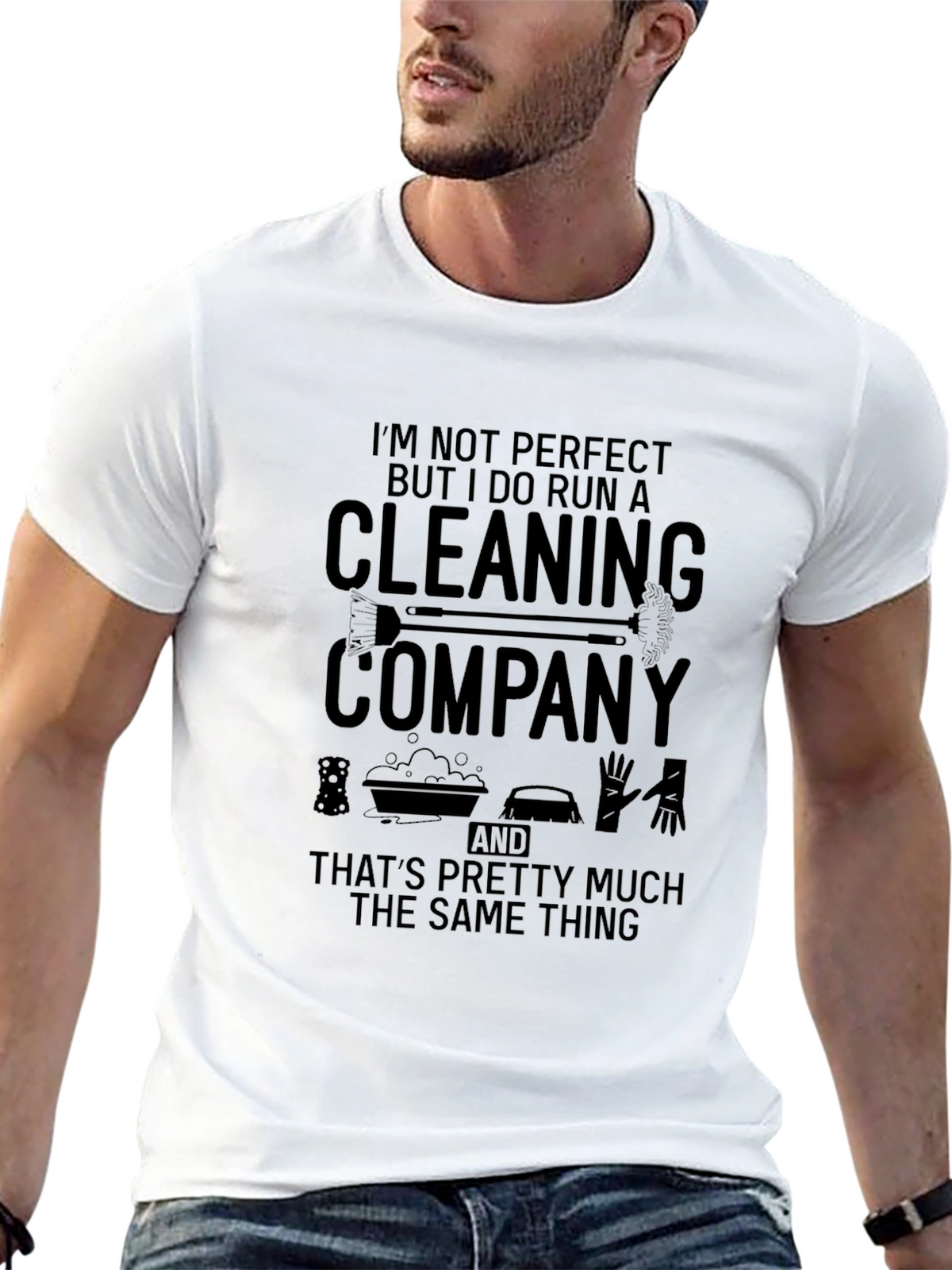 Cleaning Company T-Shirt Funny Job Tee
