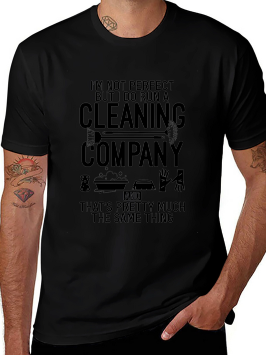 Cleaning Company T-Shirt Funny Job Tee