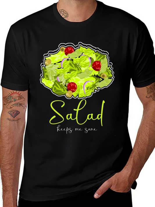 Salad Keeps Me Sane Graphic T-Shirt
