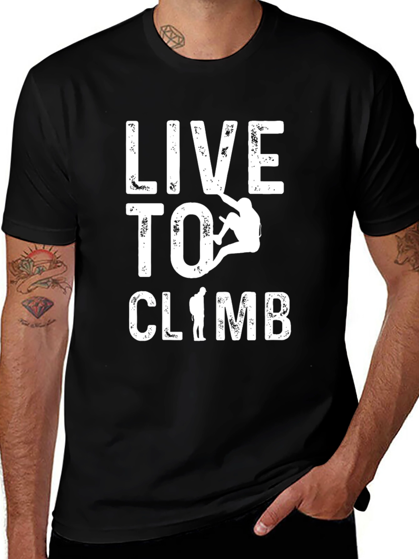 Live to Climb Graphic T-Shirt