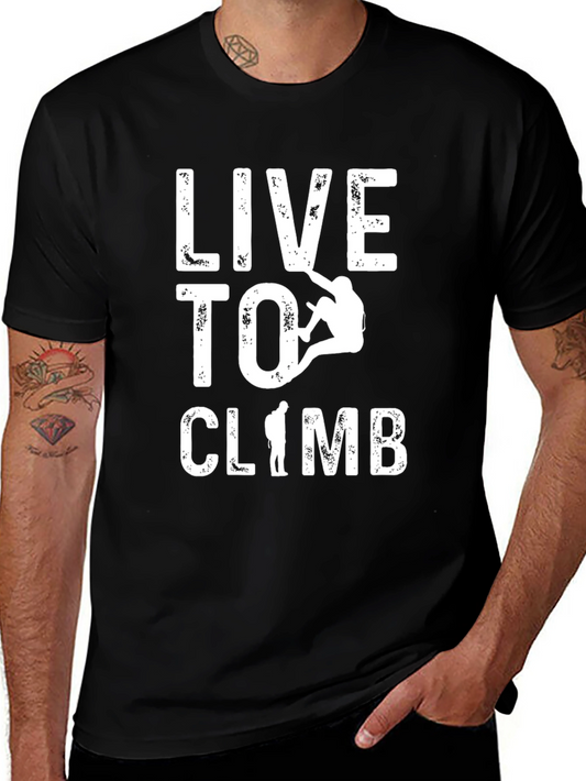 Live to Climb Graphic T-Shirt