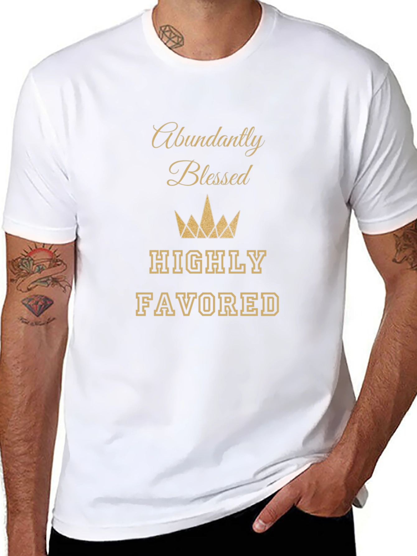 Abundantly Blessed T-Shirt - Highly Favored Tee