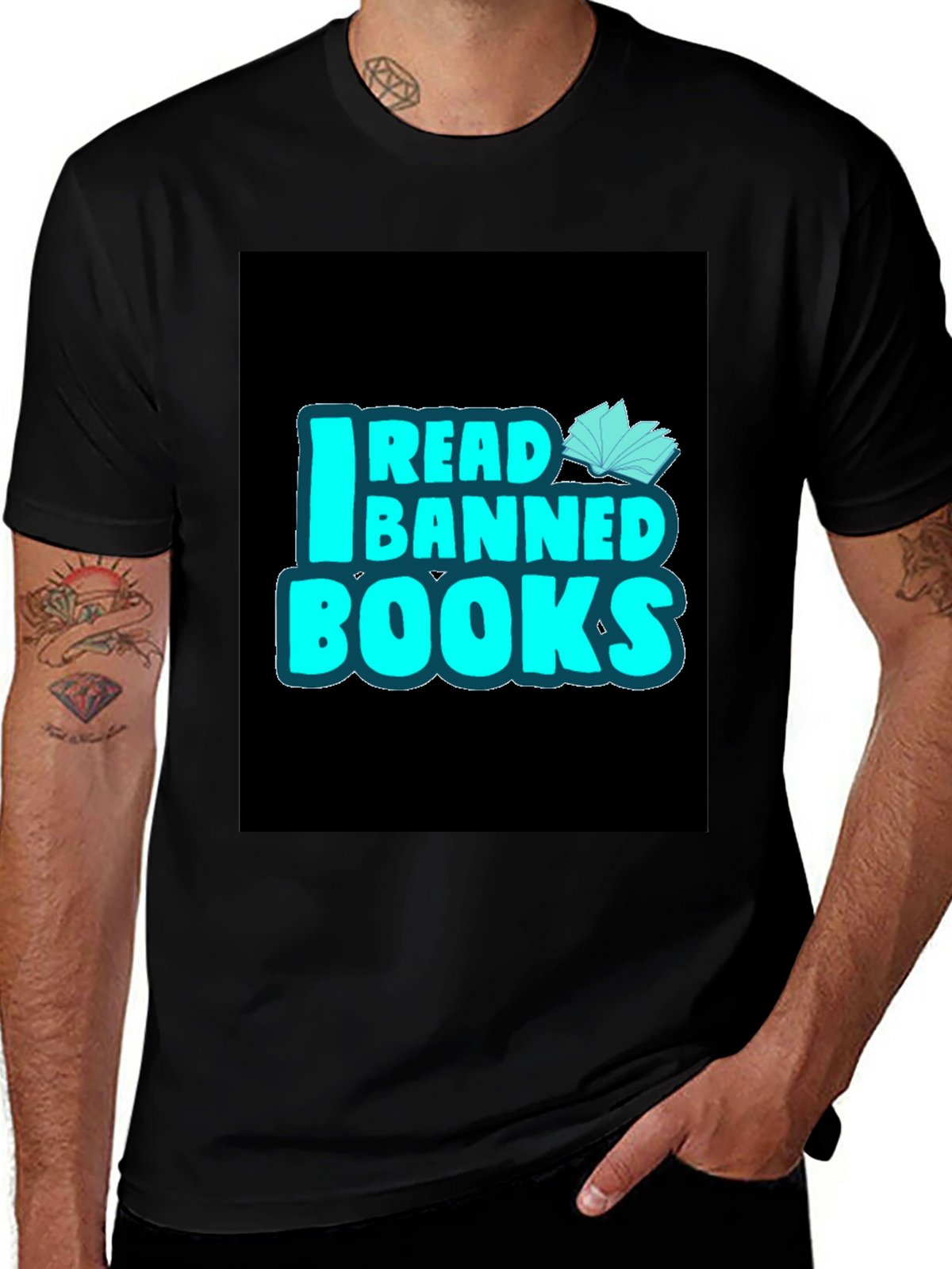Read Banned Books Tee - Support Free Speech