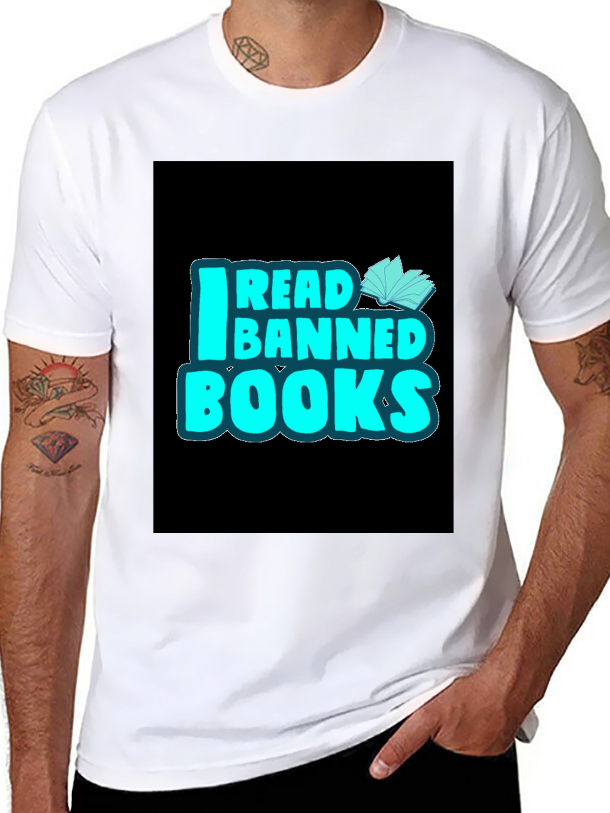 Read Banned Books Tee - Support Free Speech