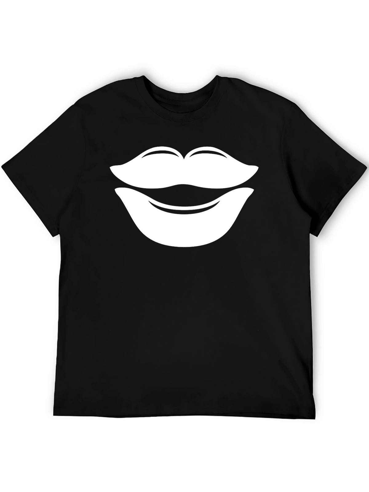 Lip Graphic Tee - Bold & Stylish Black T-Shirt