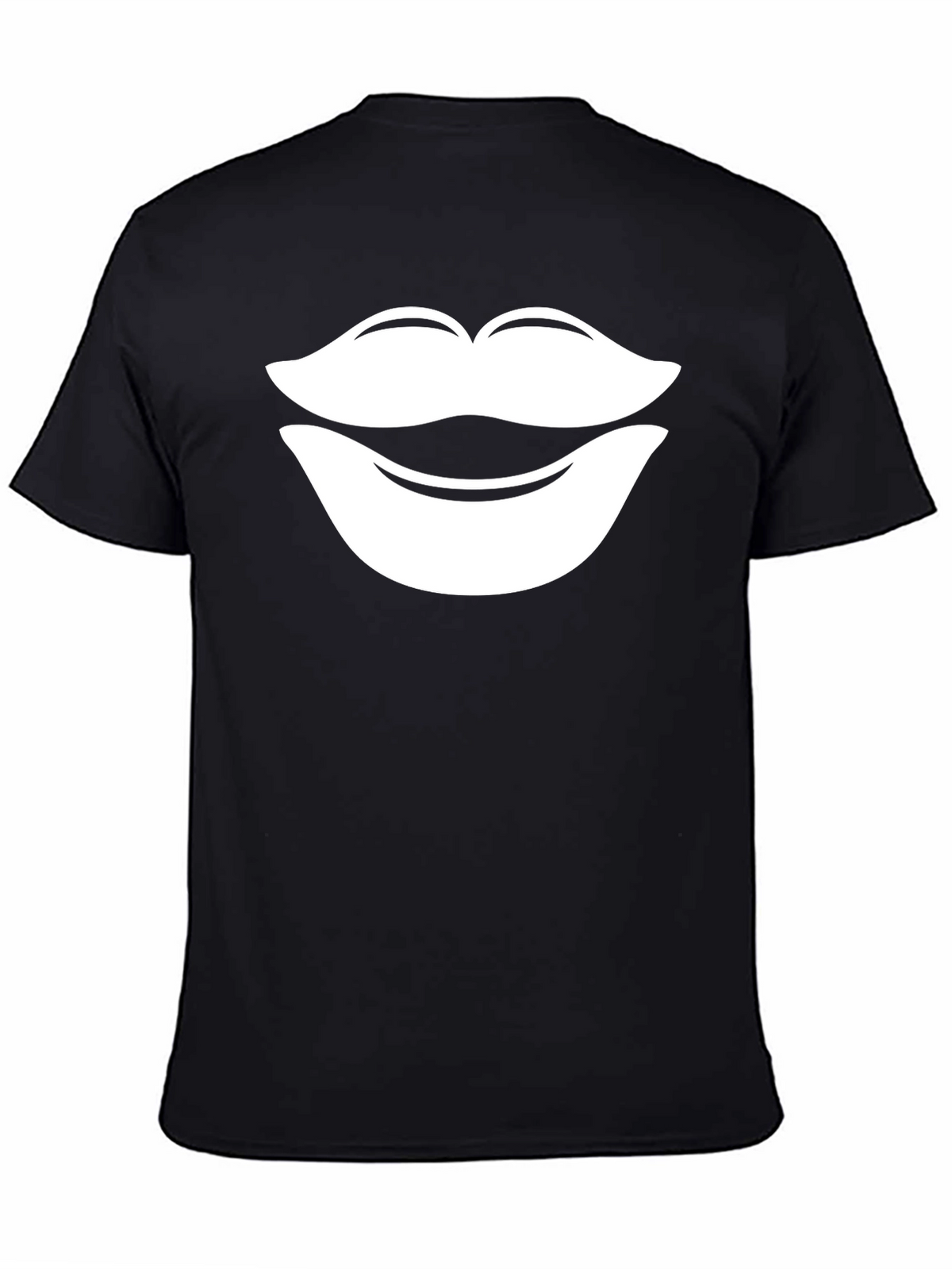 Lip Graphic Tee - Bold & Stylish Black T-Shirt