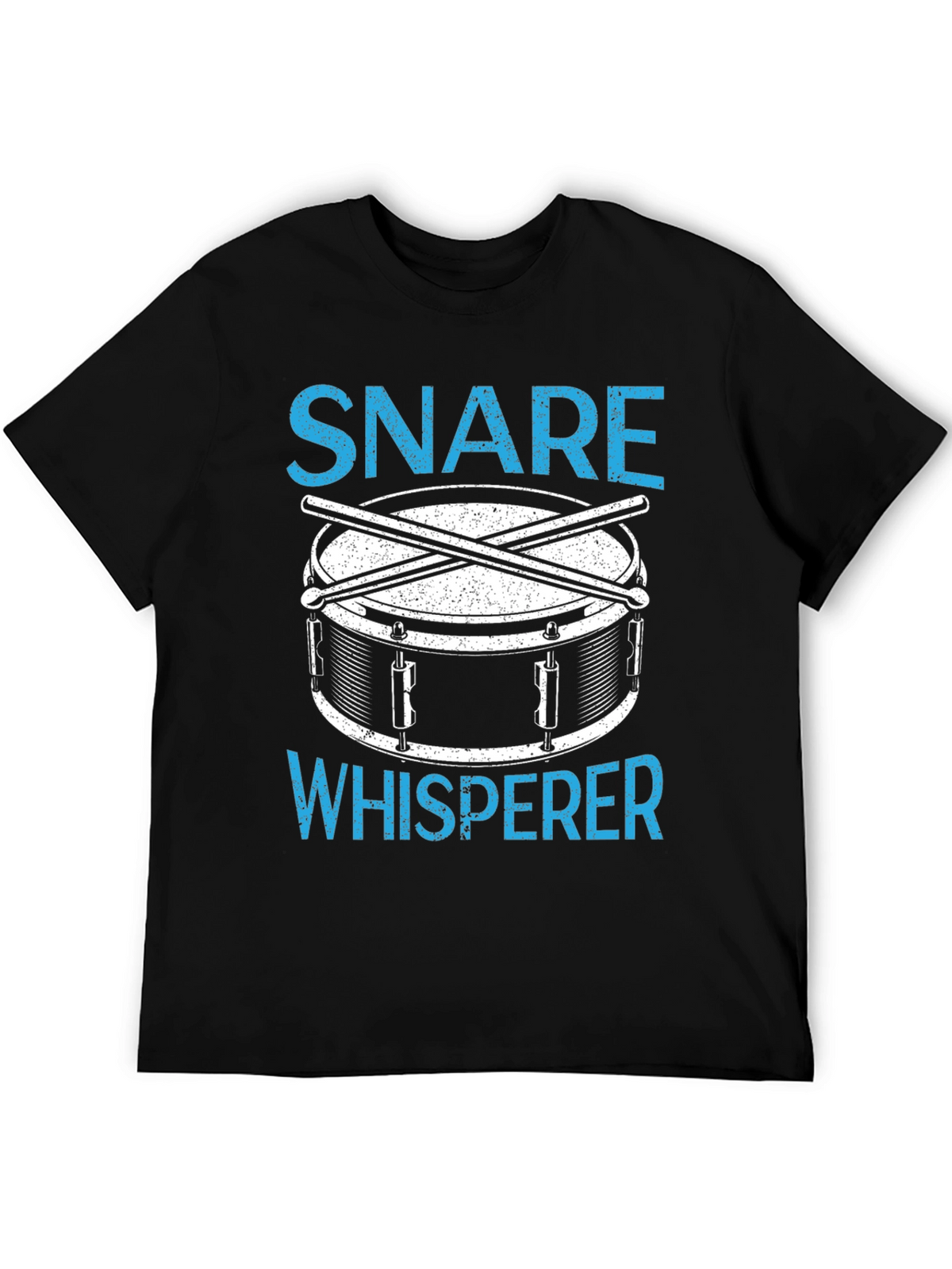 Snare Whisperer Drummer T-Shirt - Music Lover Tee