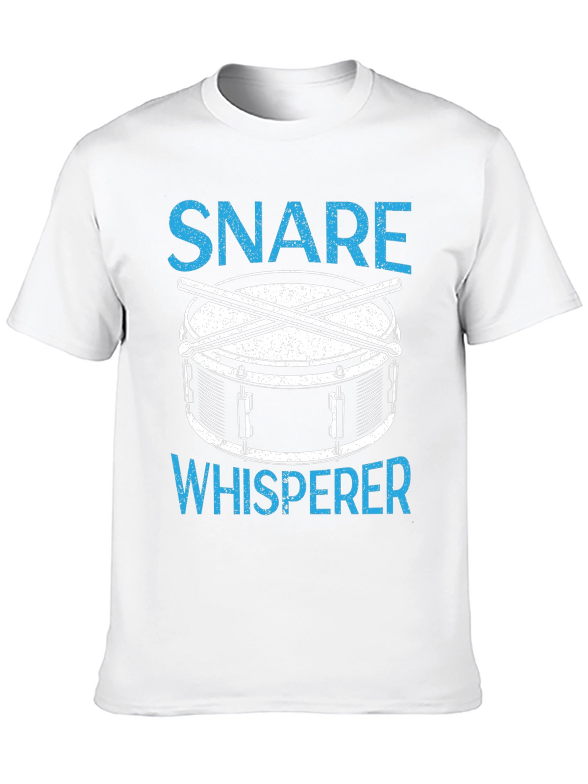 Snare Whisperer Drummer T-Shirt - Music Lover Tee
