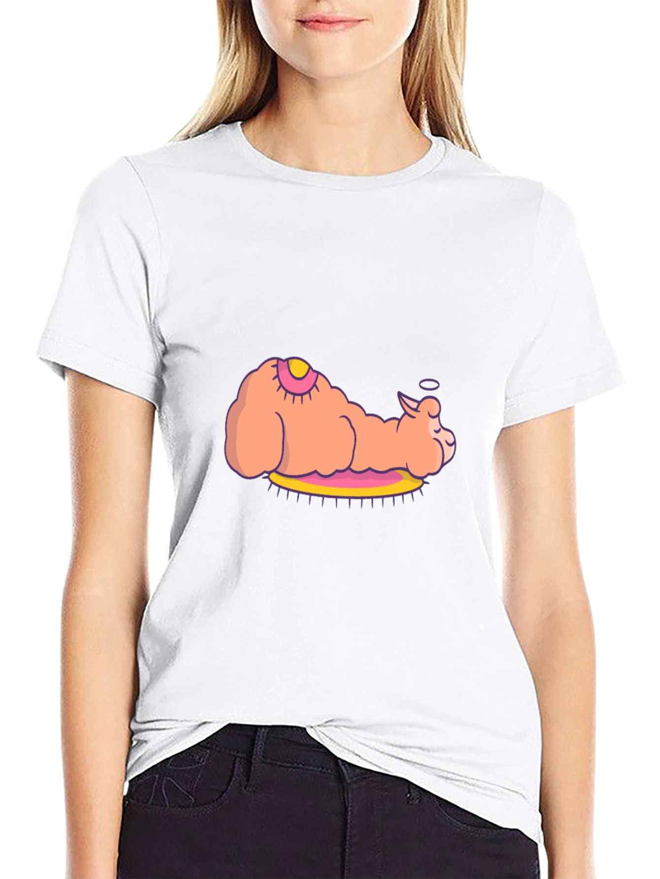 Lazy Llama T-Shirt - Relaxed Style