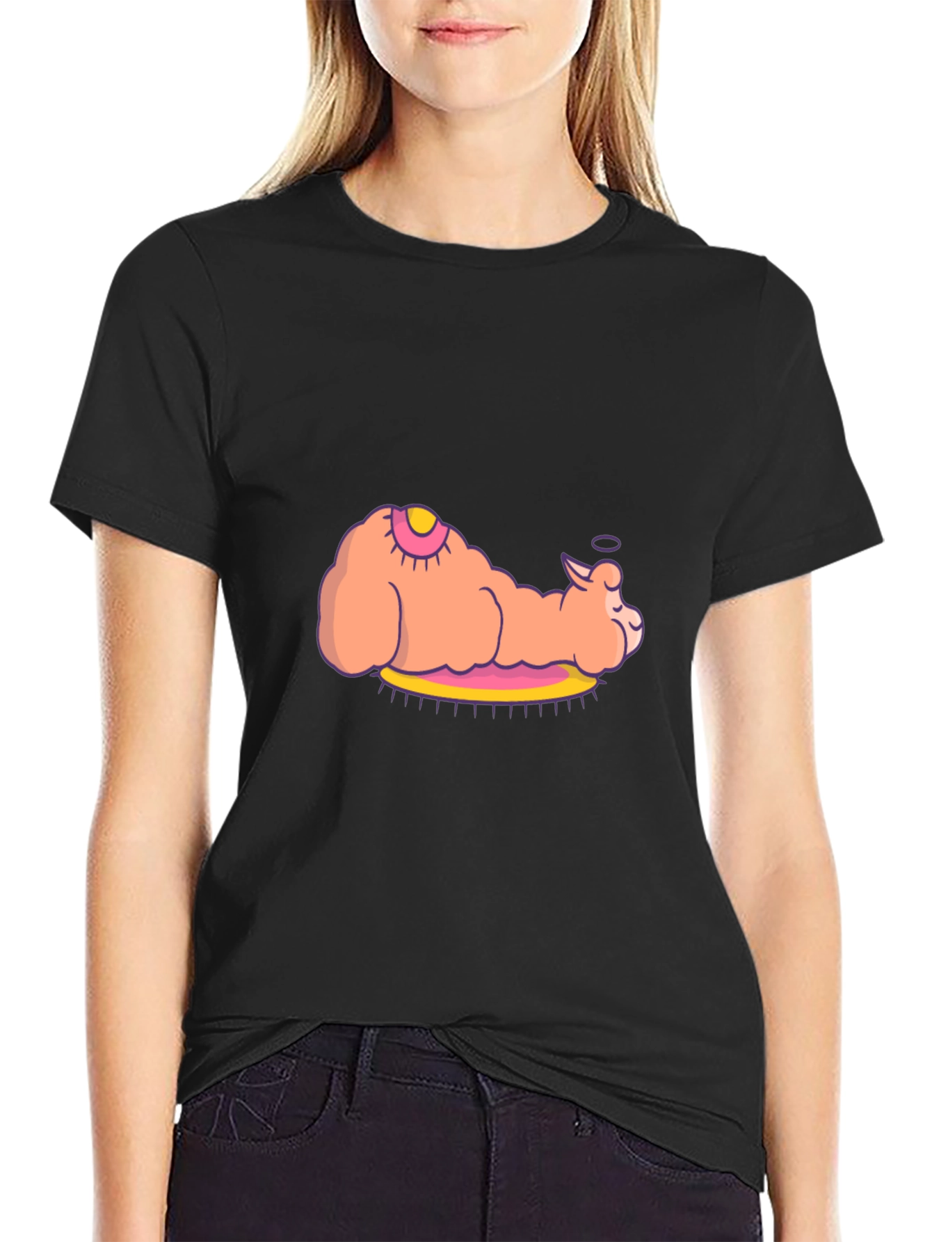 Lazy Llama T-Shirt - Relaxed Style