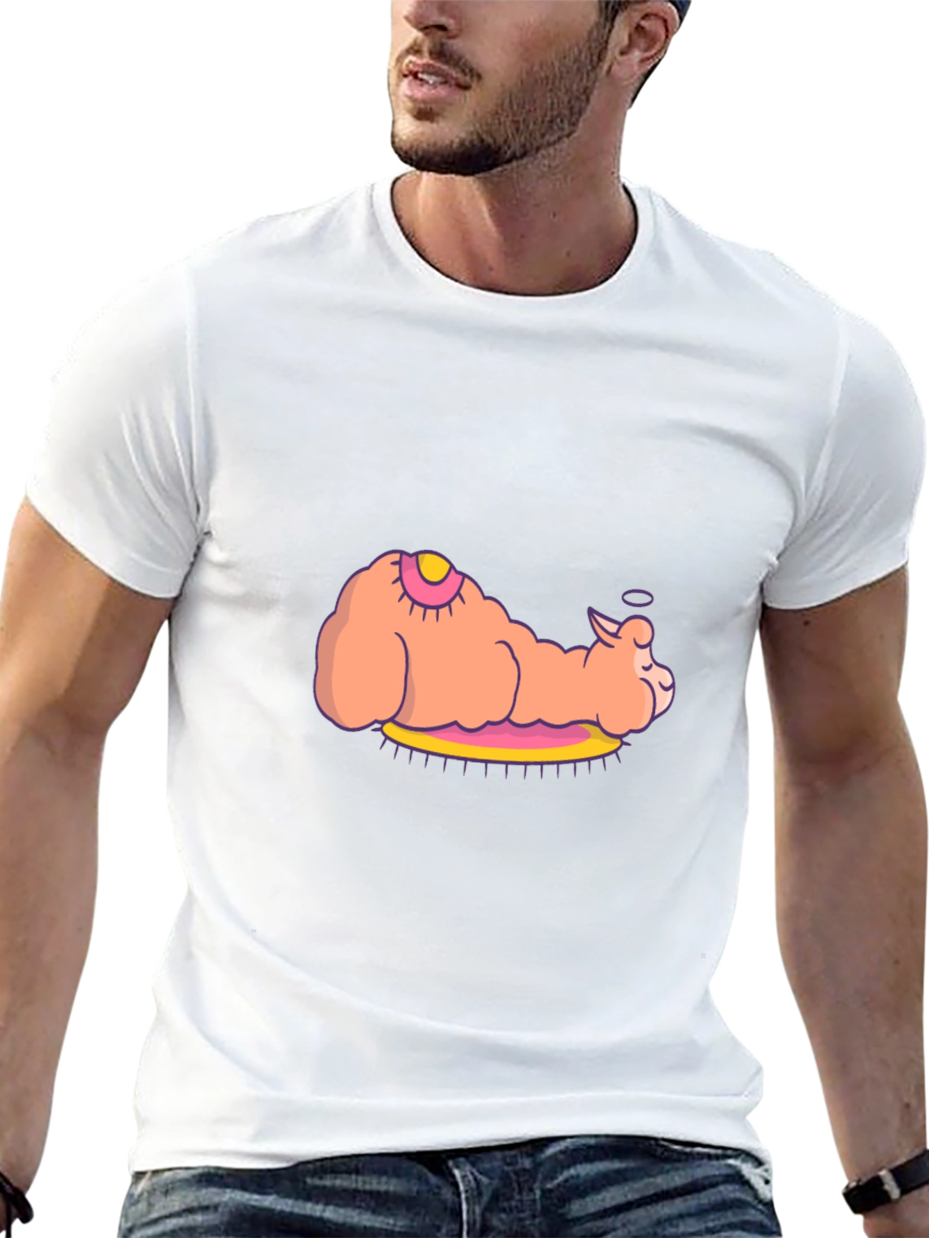 Lazy Llama T-Shirt - Relaxed Style