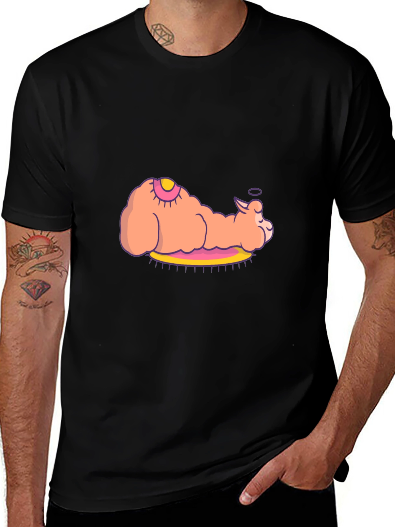 Lazy Llama T-Shirt - Relaxed Style