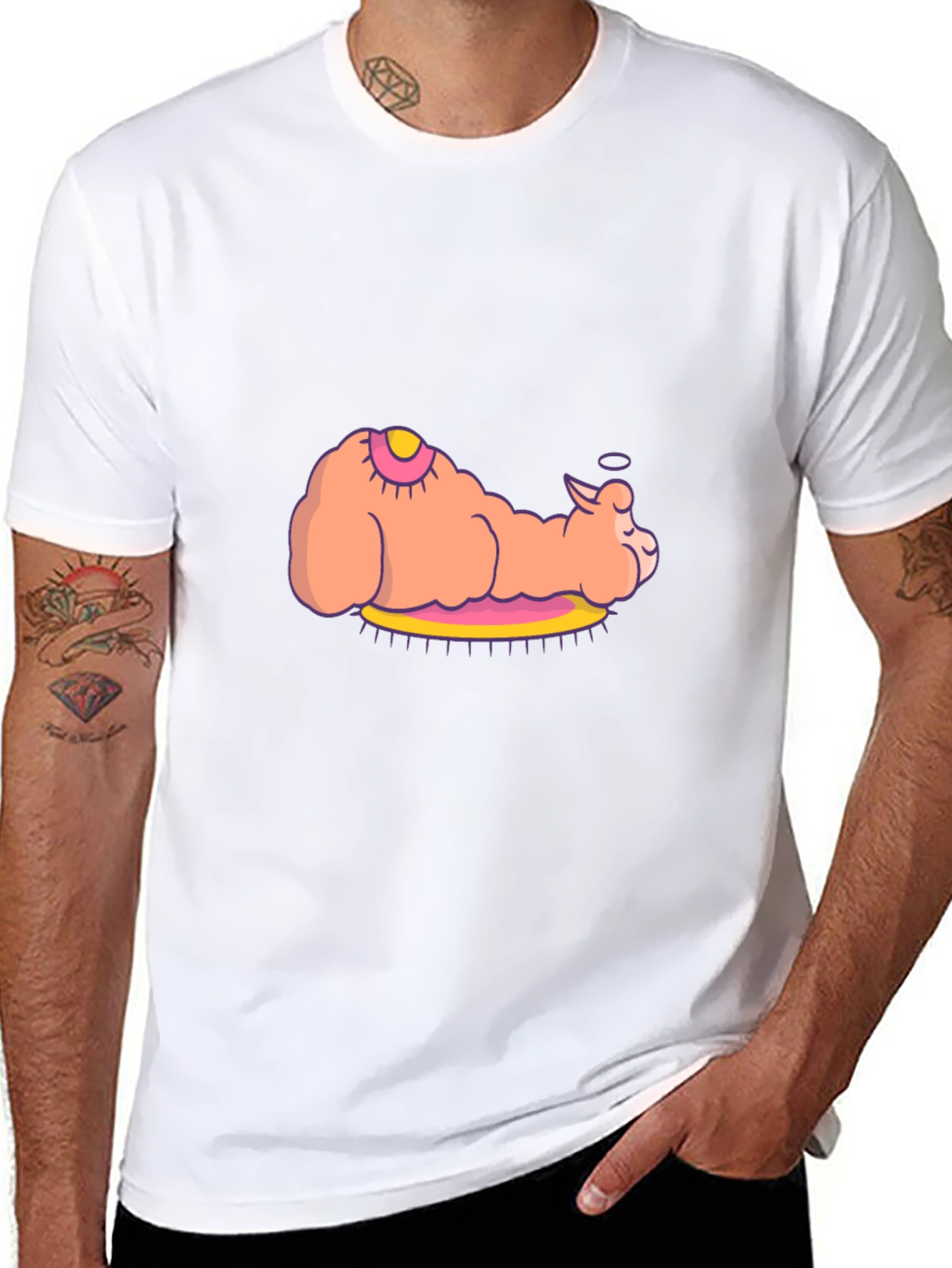 Lazy Llama T-Shirt - Relaxed Style