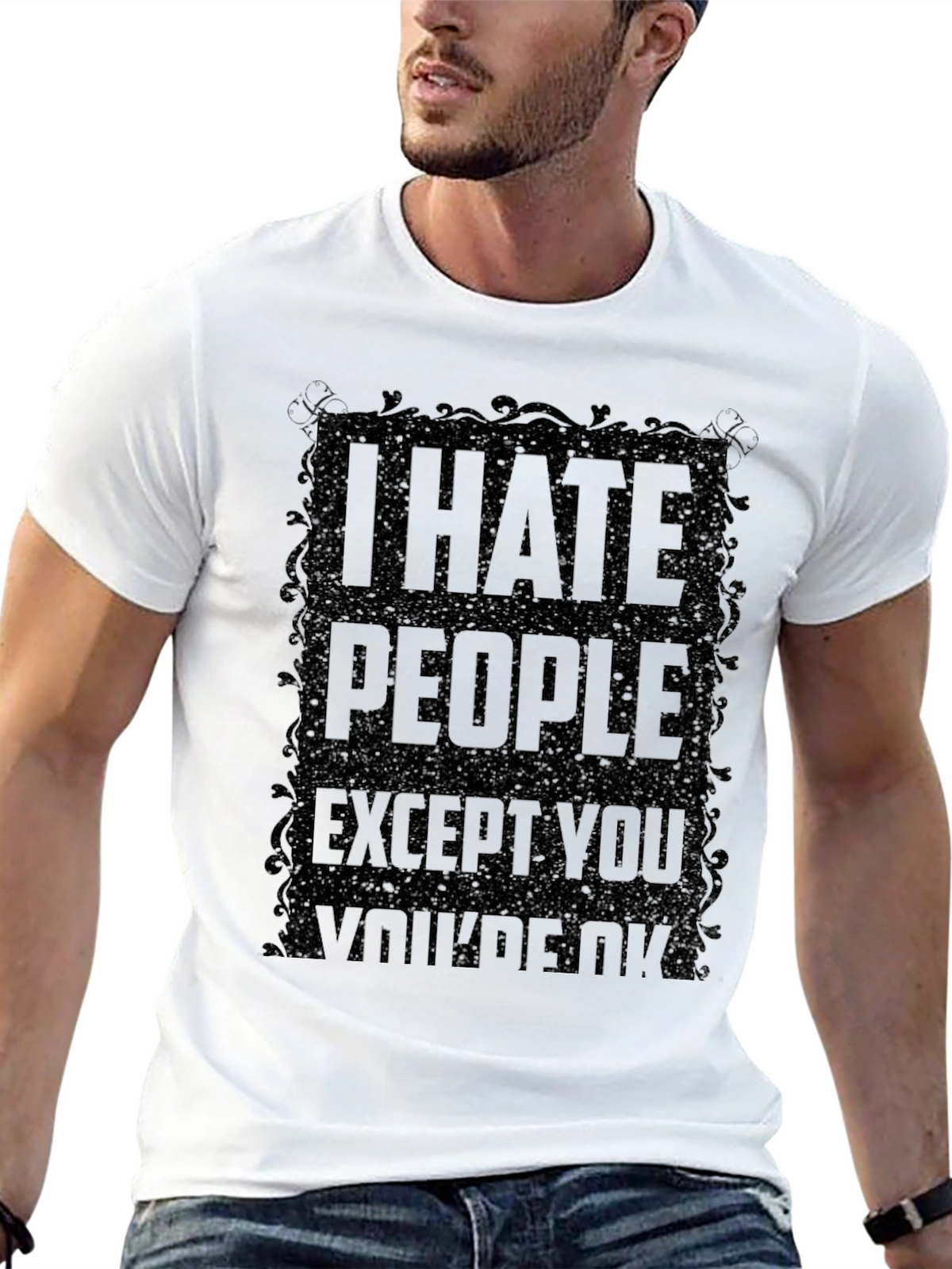 I Hate People T-Shirt - Sarcastic Humor Tee