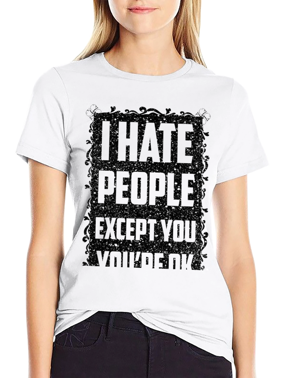 I Hate People T-Shirt - Sarcastic Humor Tee