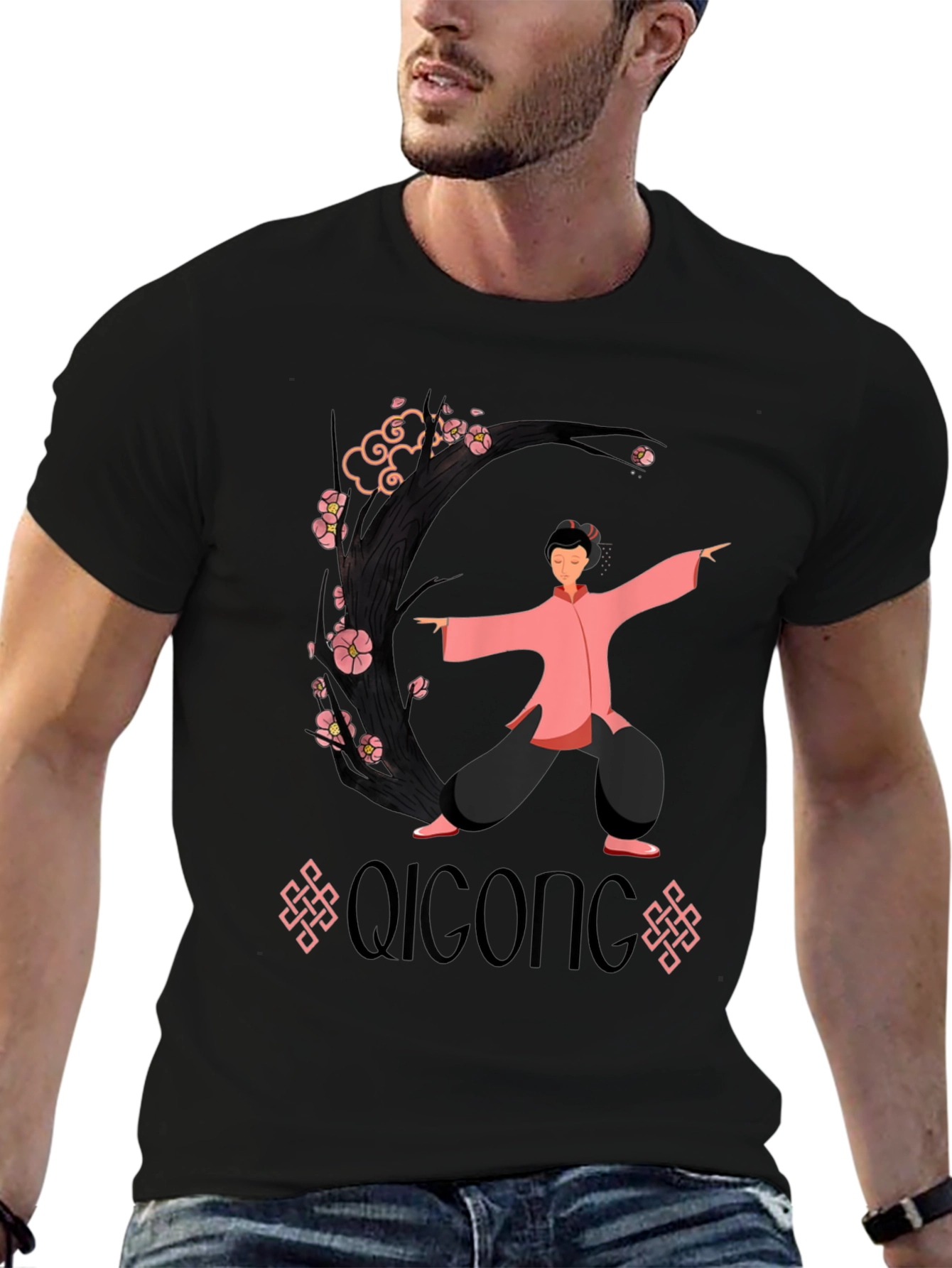 Qigong Graphic T-Shirt - Martial Arts Design