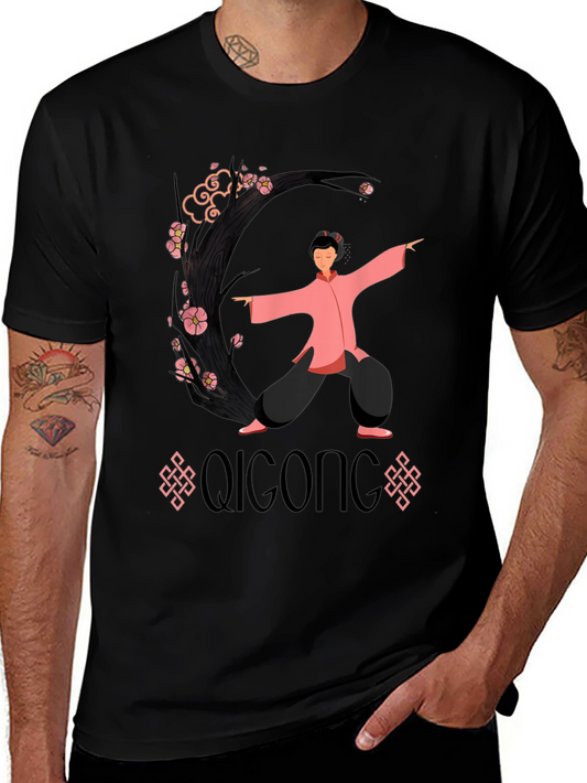 Qigong Graphic T-Shirt - Martial Arts Design