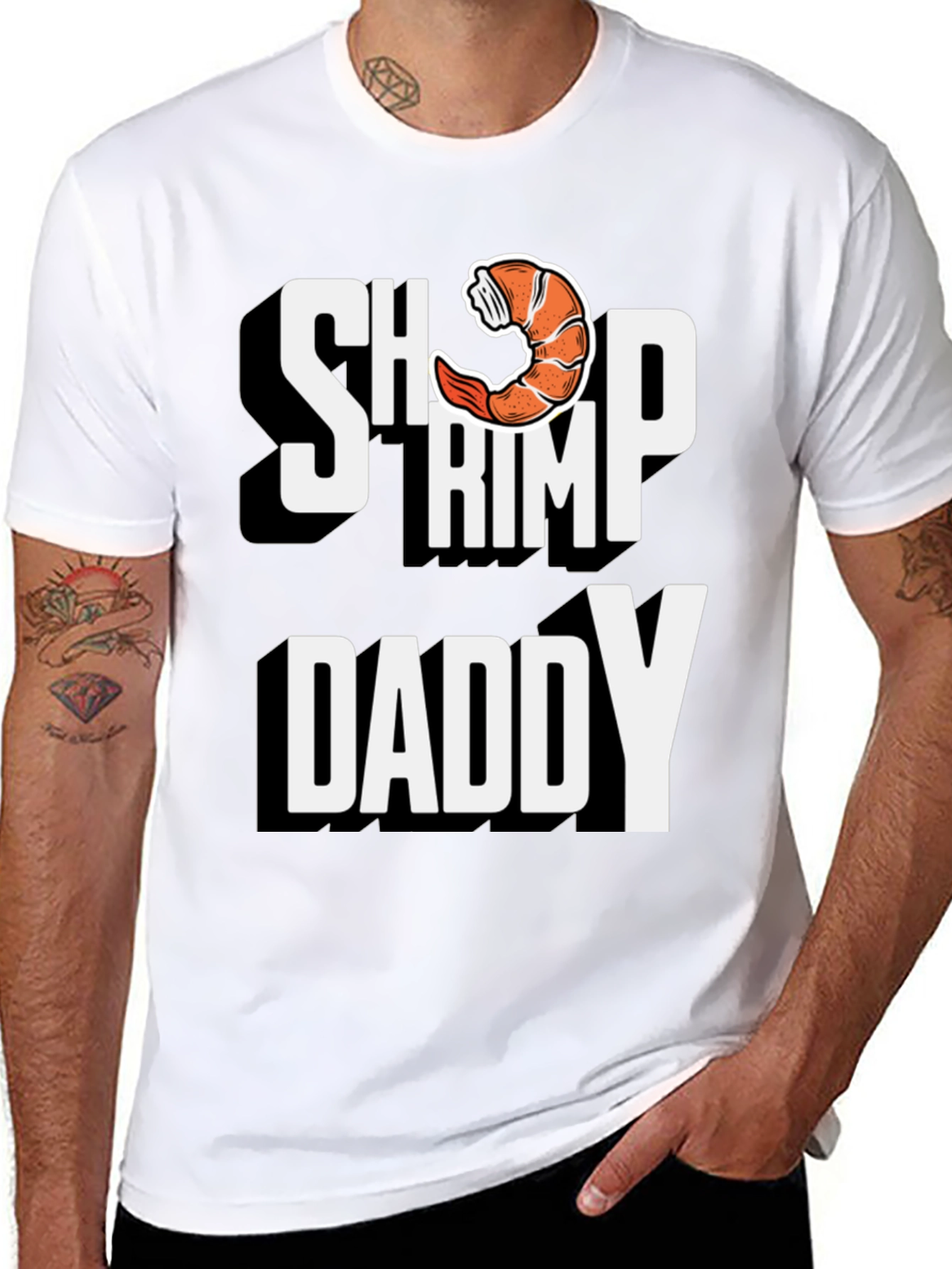 Shrimp Daddy Graphic T-Shirt