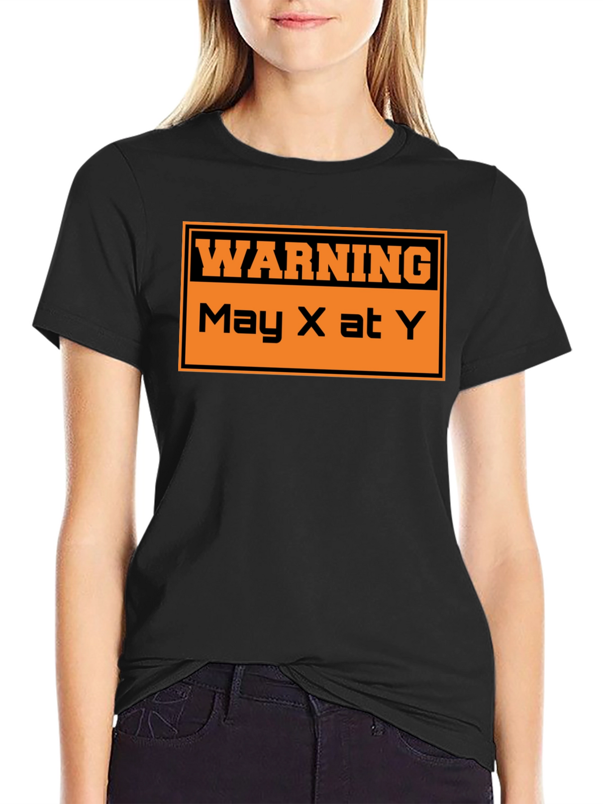 Warning May X At Y Graphic T-Shirt