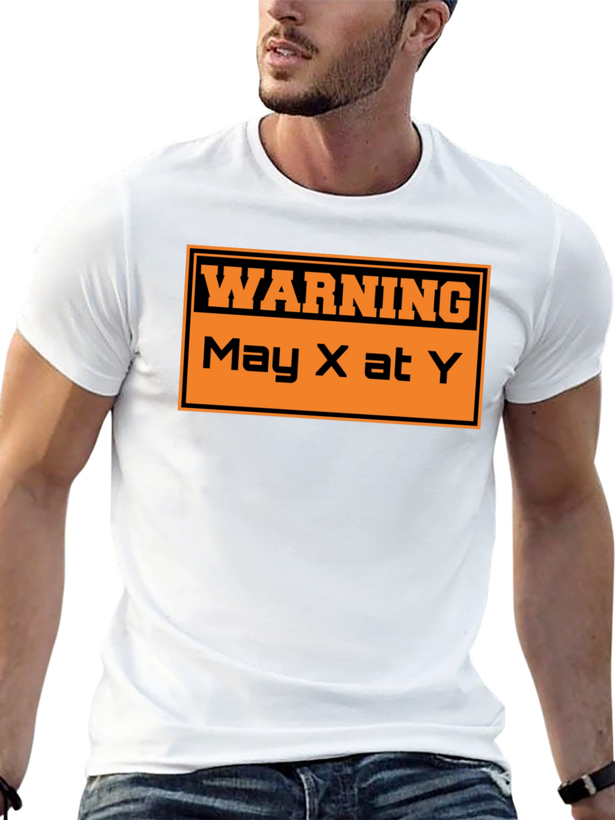 Warning May X At Y Graphic T-Shirt