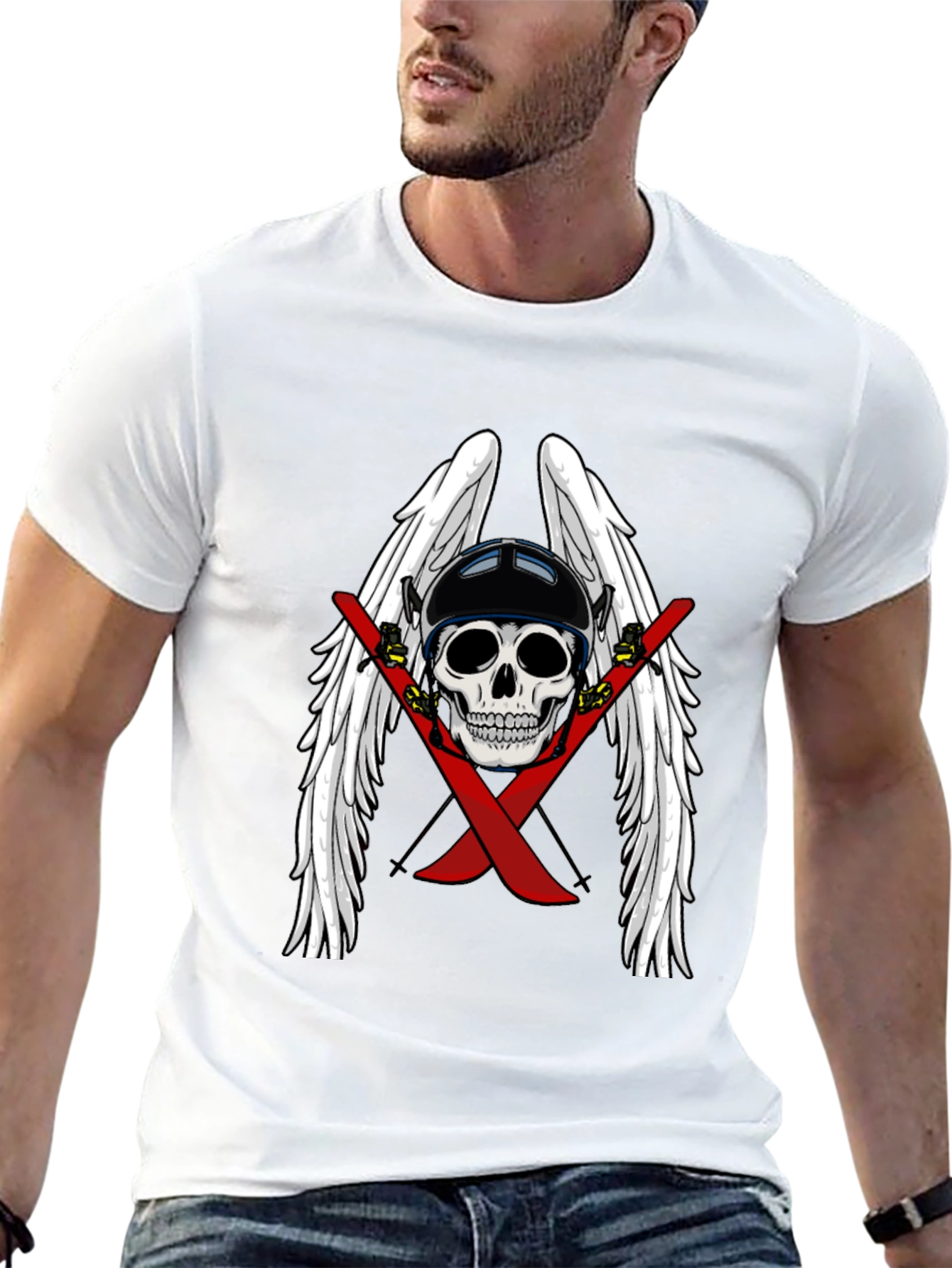Skull Skiing T-Shirt