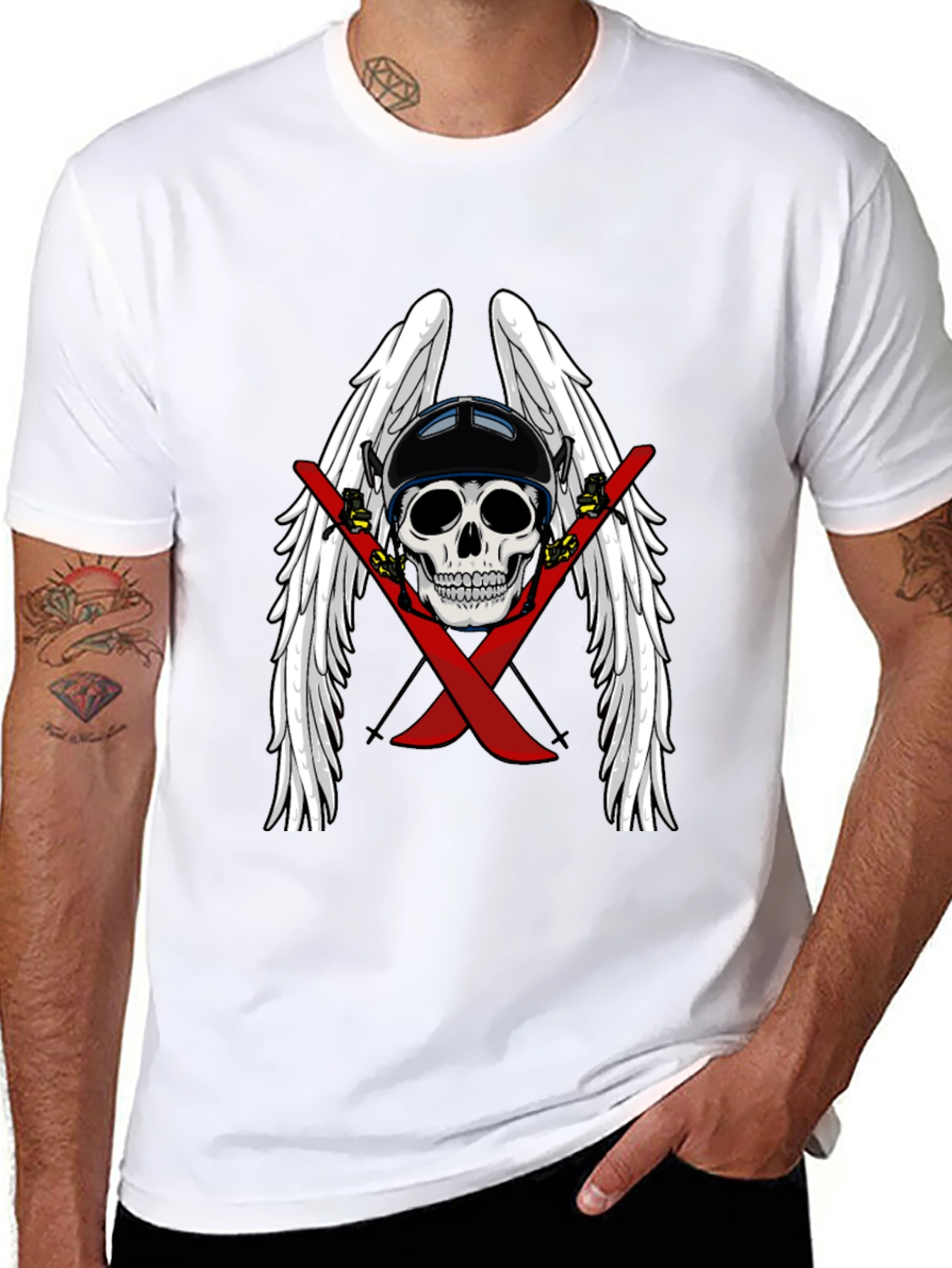 Skull Skiing T-Shirt