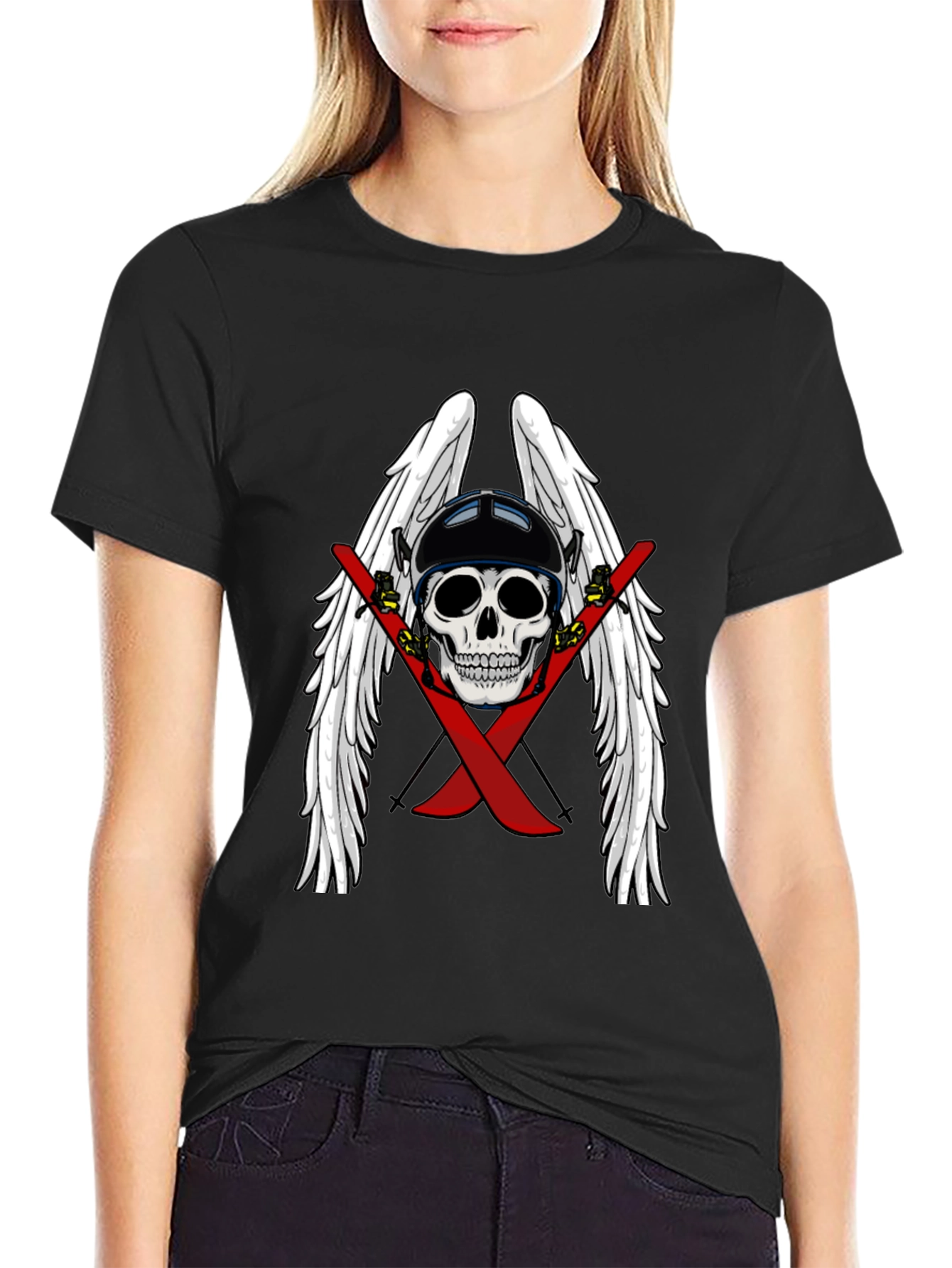 Skull Skiing T-Shirt
