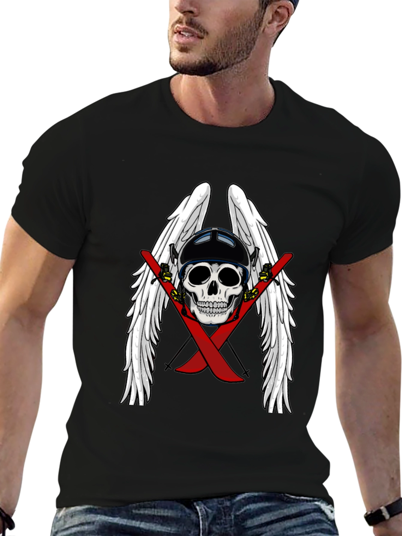 Skull Skiing T-Shirt